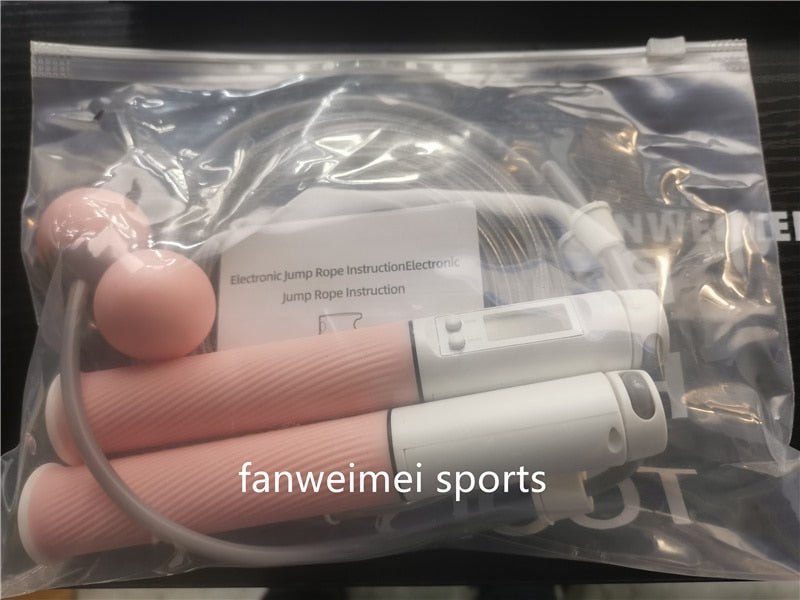 Dual use home jump skipping rope Wireless with counter digital smart  keep fit crossfit weighted 🇨🇳