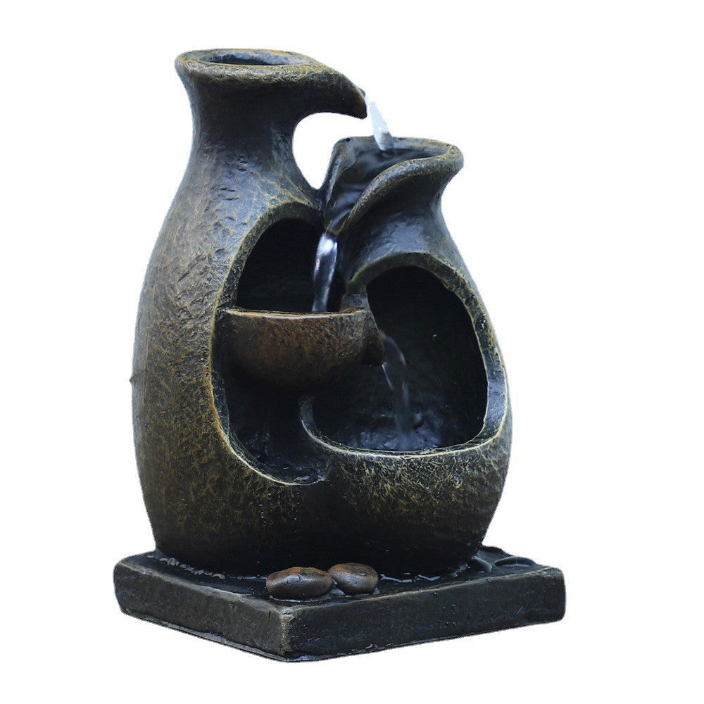 Creative Tabletop European Style Water Fountain Decoration 🇨🇳