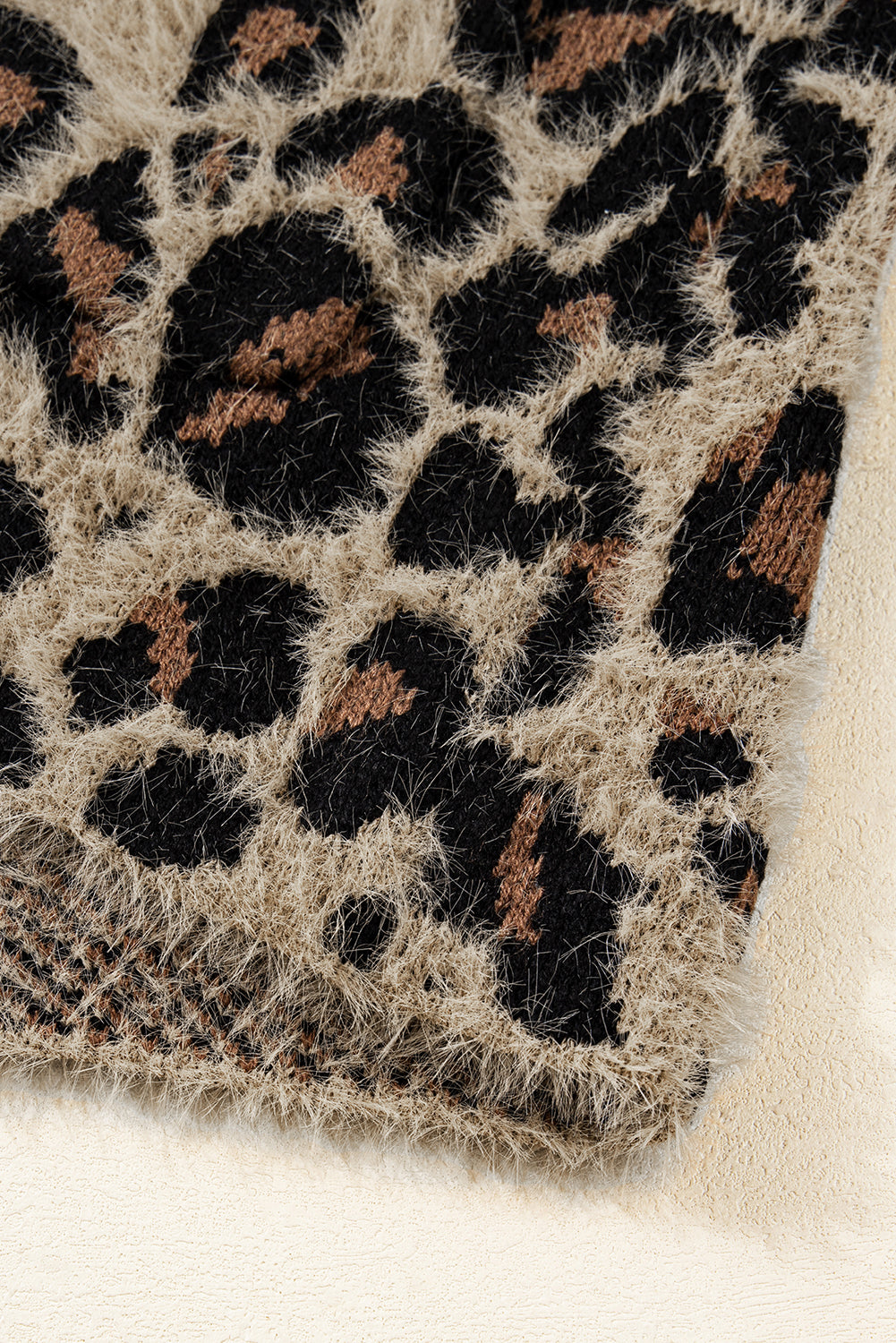 Brown Leopard Open Casual Cardigan 🇺🇸