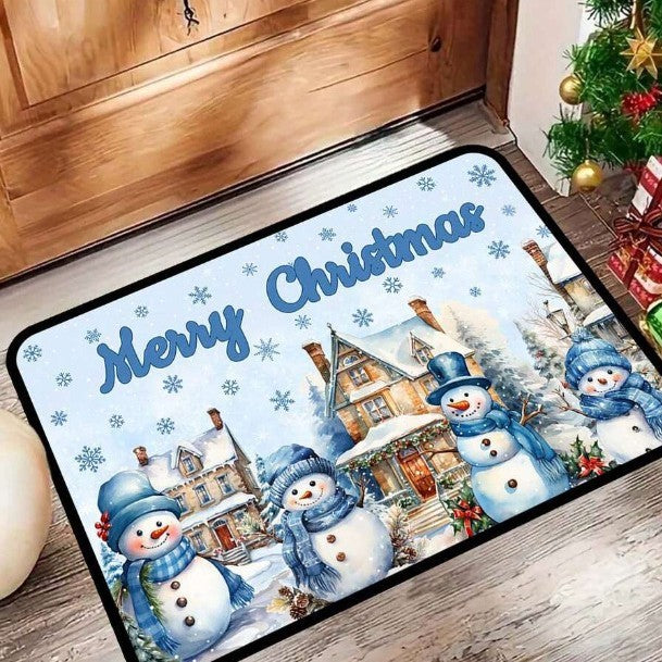 Cartoon Christmas Decorative Foot Mat Home 🇨🇳