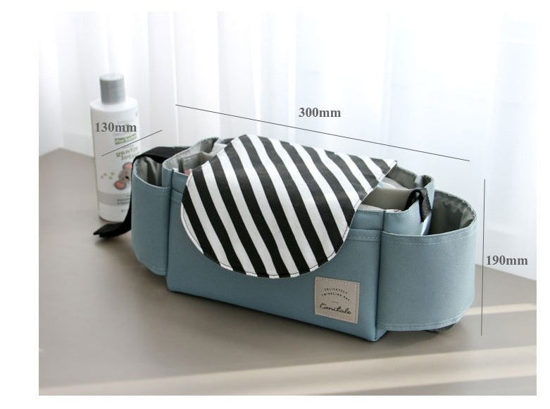 Multifunction Baby Stroller Bag Organizer Maternity Nappy Bag Stroller Accessories Cup wheelchair bag 🇨🇳