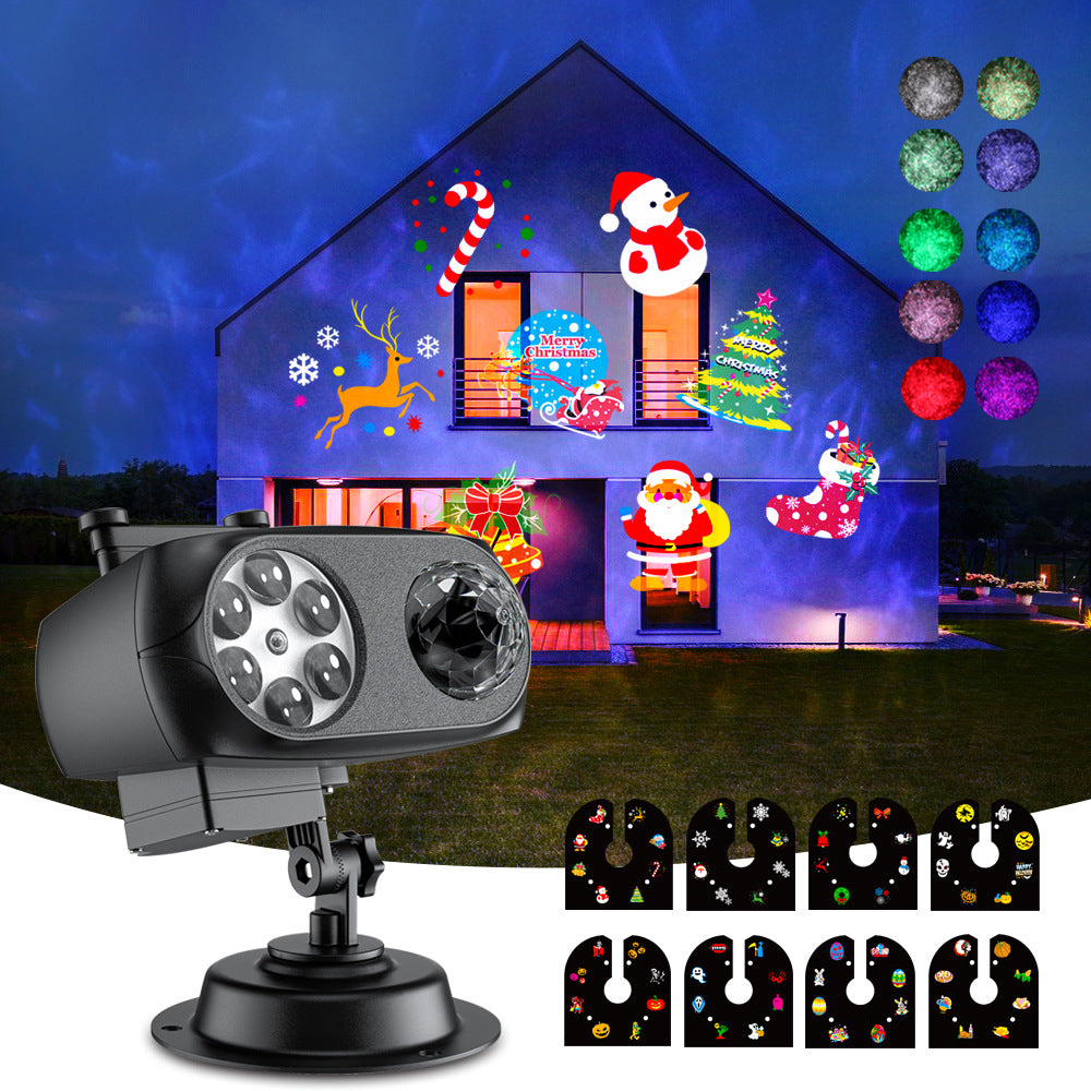 Christmas projection Outdoor waterproof remote control LED lights 🇨🇳