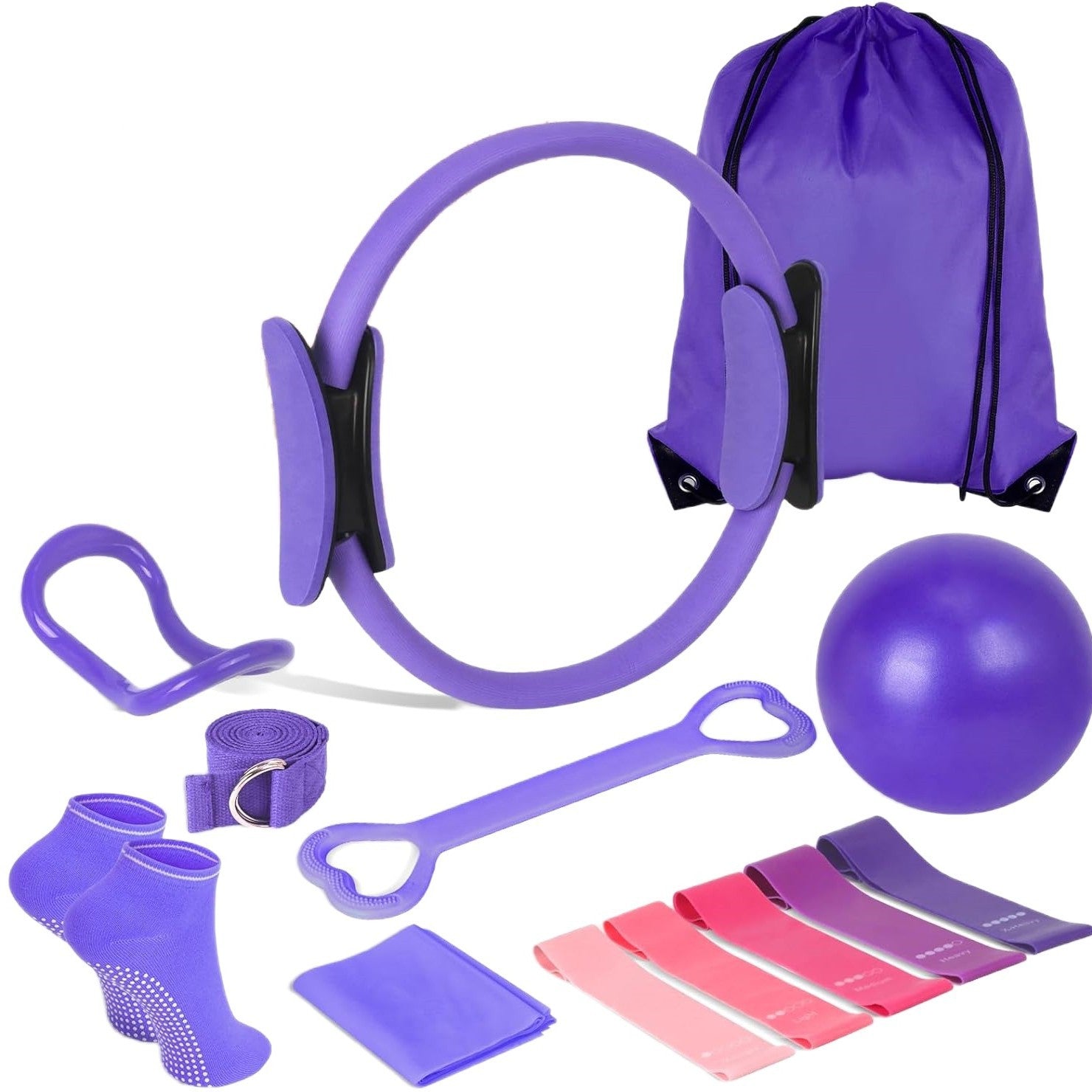 Yoga Pilates Roller 13-piece Set Fitness Suit 🇨🇳