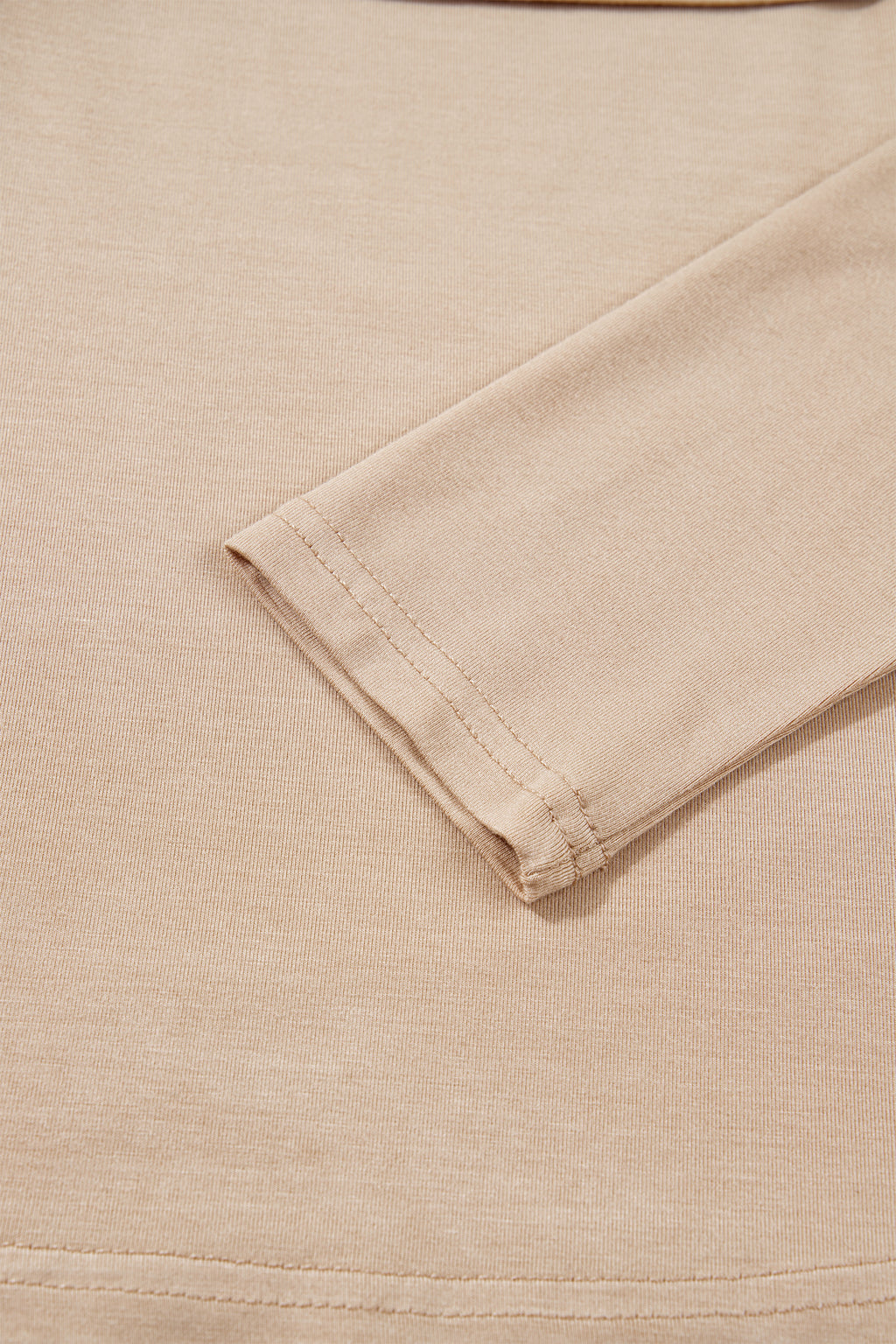 Smoke Gray Foldover Off Shoulder Long Sleeve Slim Top 🇺🇸