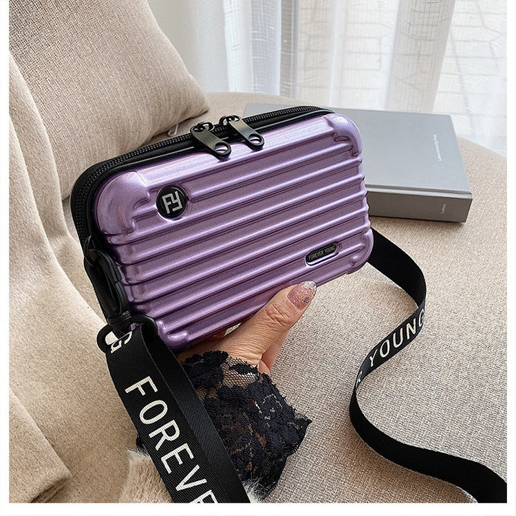 PC hard shell toiletry bag 7-inch shoulder crossbody bag hand storage bag suitcase small bag 🇨🇳