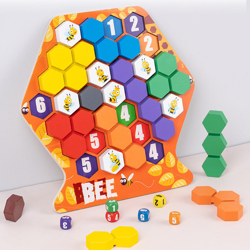 Honeycomb Versatile Puzzle Game to Exercise Spatial Logic/Thinking, Building Blocks, Focus Interaction Toys 🇨🇳