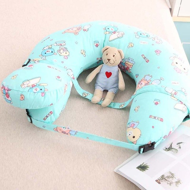 Breastfeeding Pillow Multifunctional Nursing Pillow Newborn Baby Feeding U-shaped Pillow Pregnant Woman Waist Comfort Cushion 🇨🇳