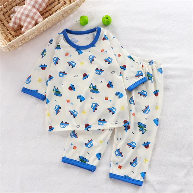 2-Piece Children Three-Quarter Sleeve Pyjamas Set 🇨🇳