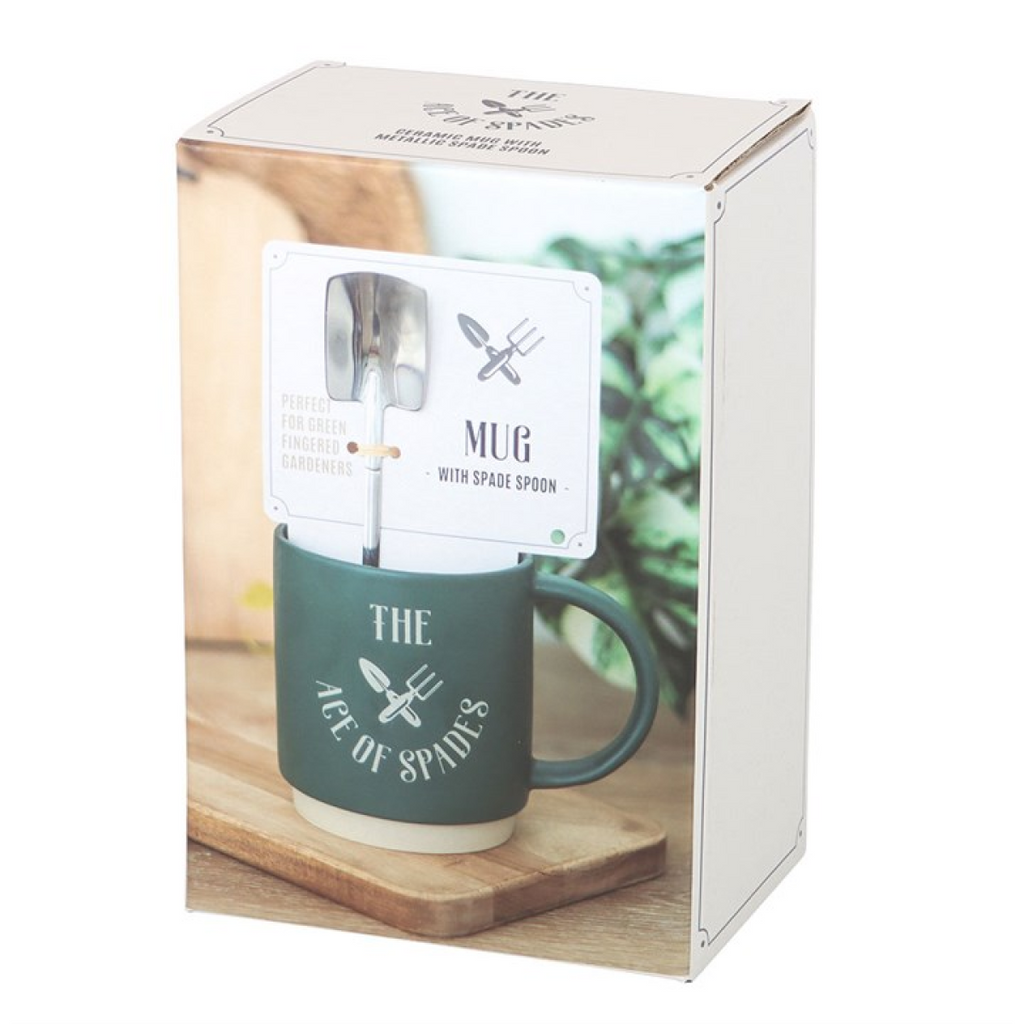 Ace of Spades Mug with Spade Spoon 🇬🇧