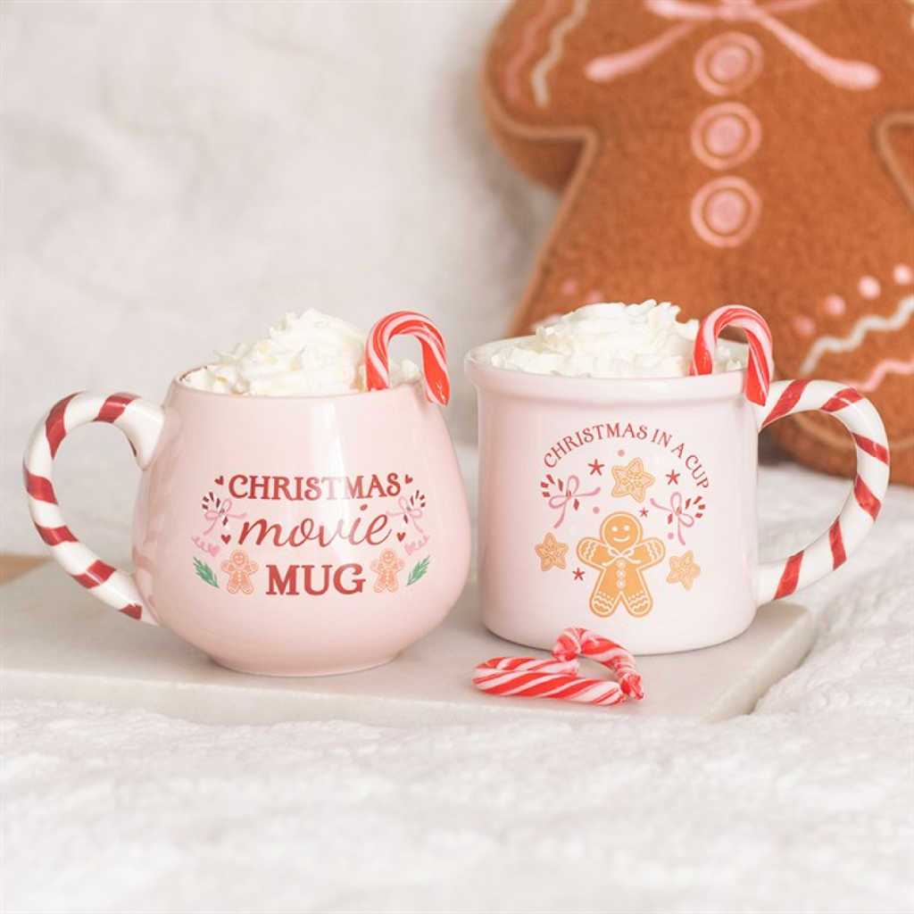Pink Christmas in a Cup Mug 🇬🇧