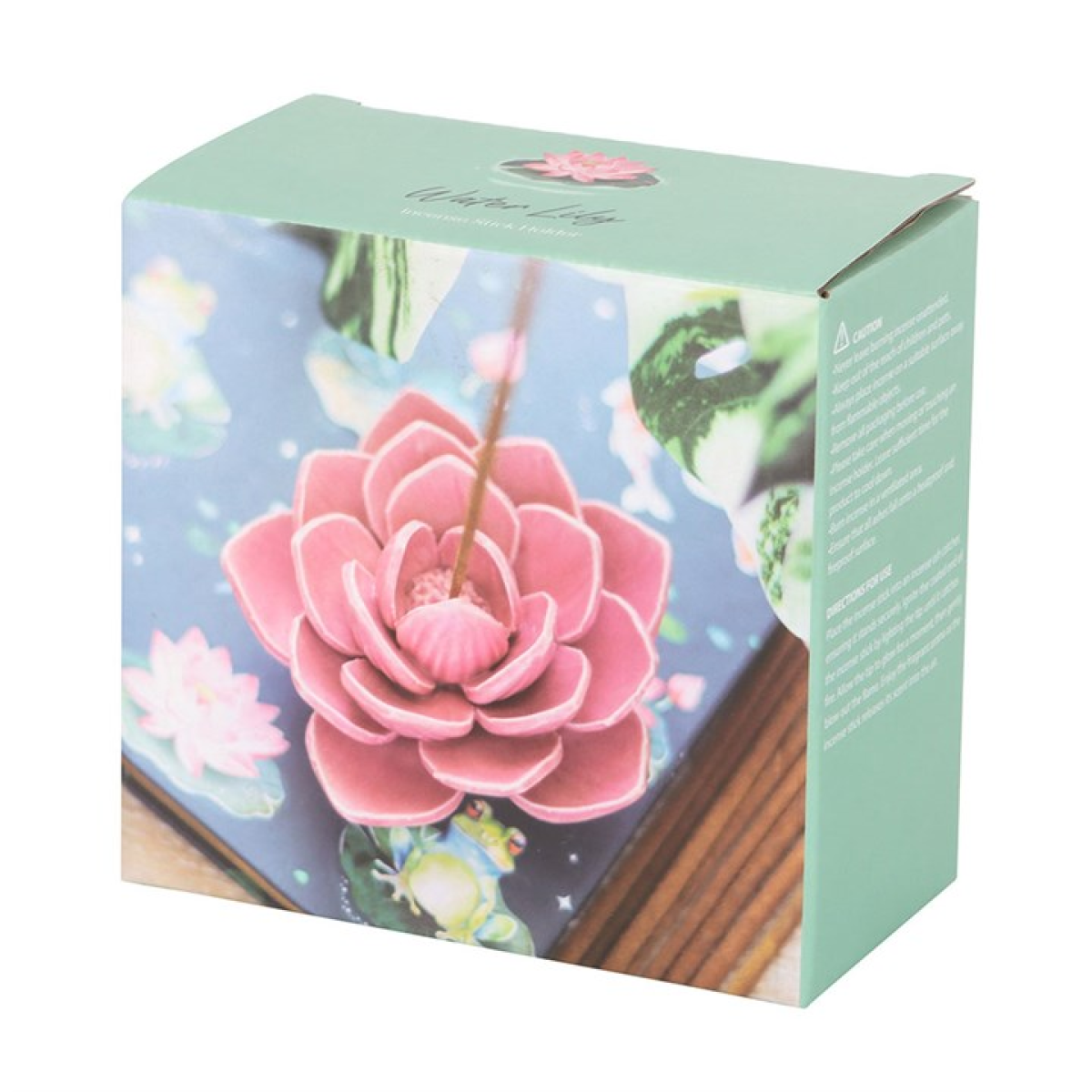 Pink Water Lily Incense Stick Holder 🇬🇧