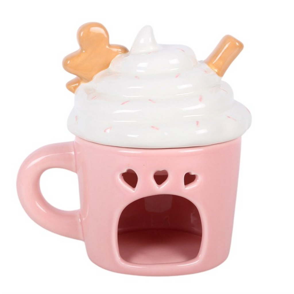 Pink Gingerbread Latte Oil Burner and Wax Warmer 🇬🇧