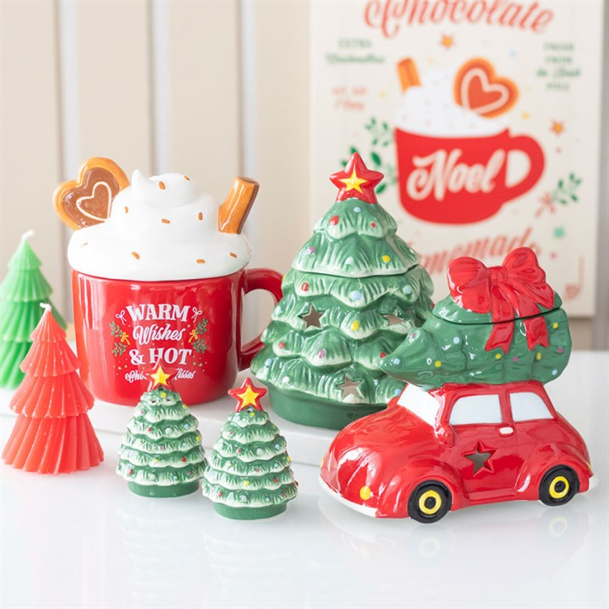 Car with Christmas Tree Oil Burner 🇬🇧