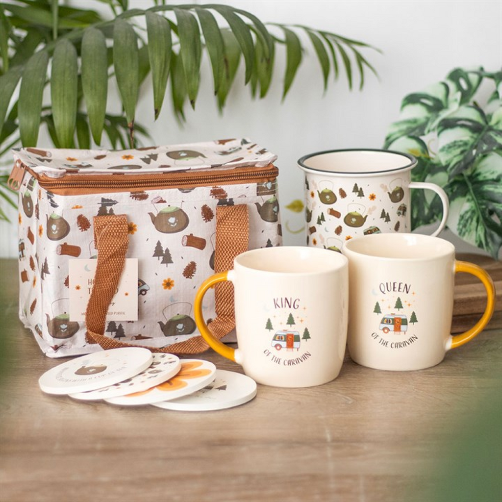 Home on the Road Camping Print Lunch Bag 🇬🇧