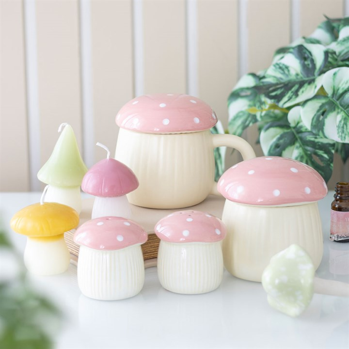 Pink Mushroom Oil Burner 🇬🇧