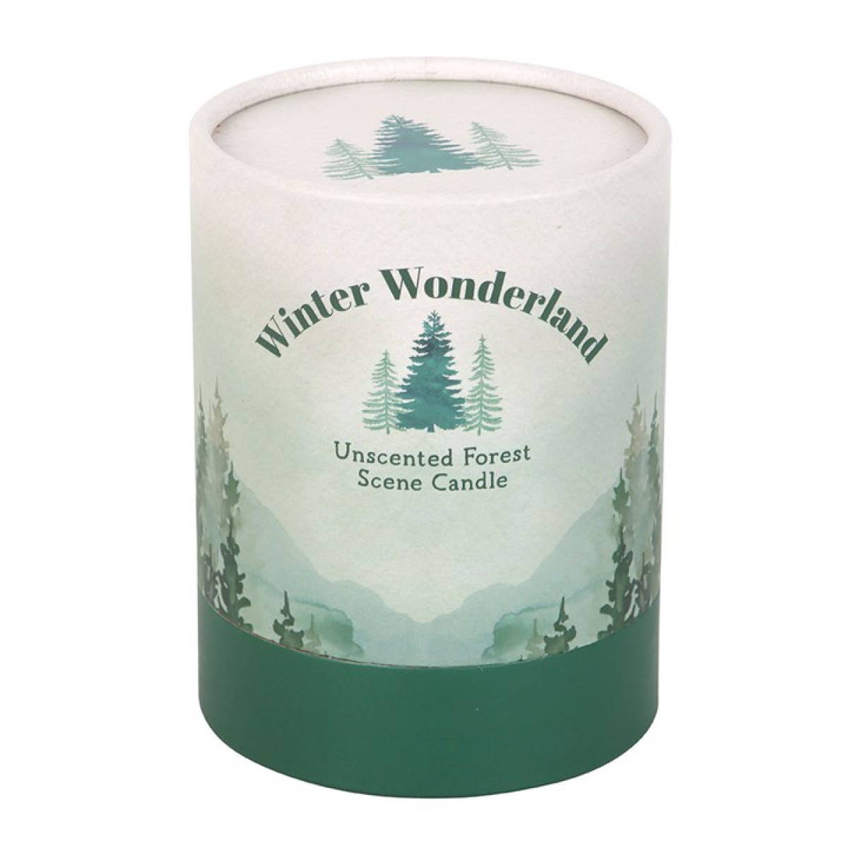Winter Wonderland Candle with Tree Scene 🇬🇧