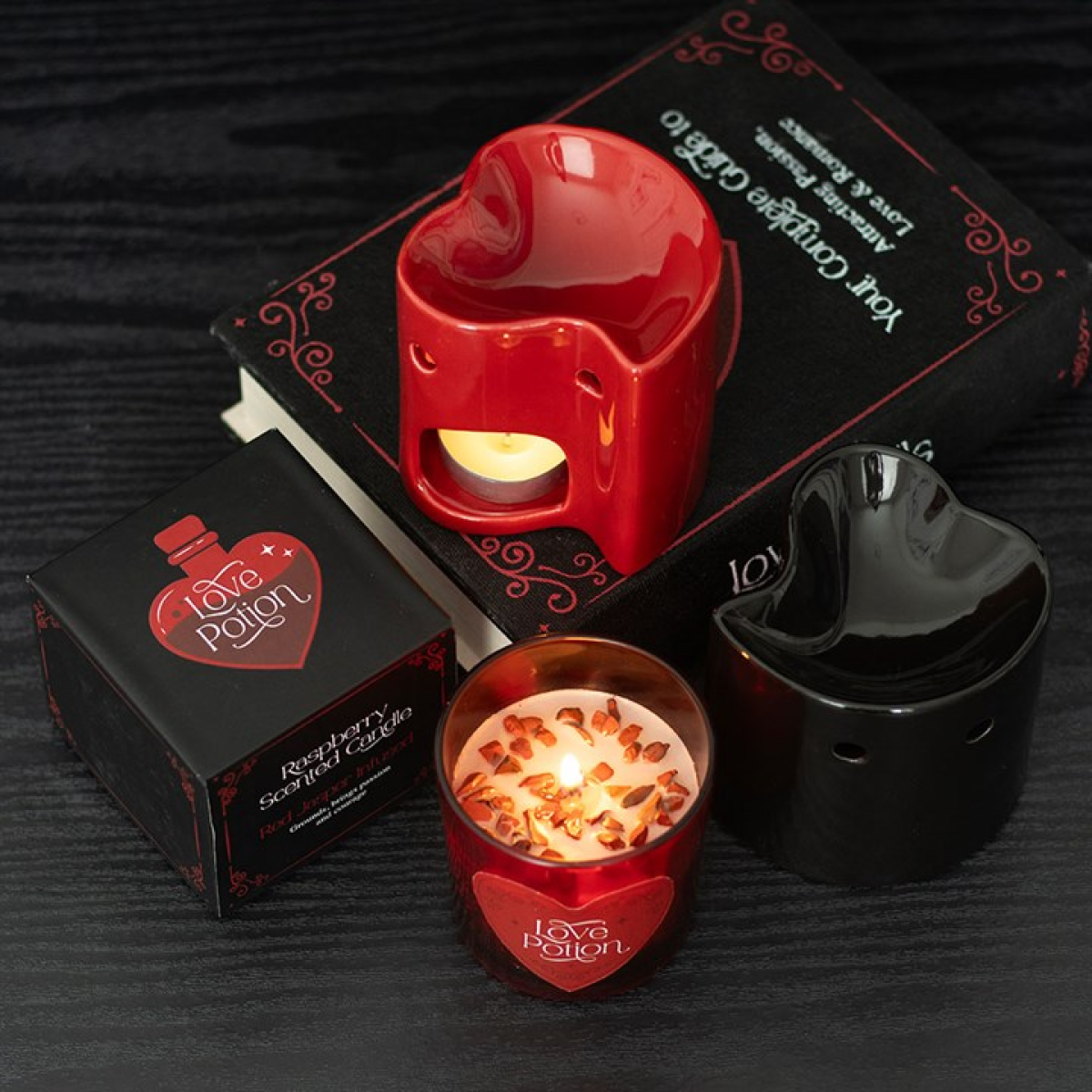 Black Heart Oil Burner and Wax Warmer 🇬🇧