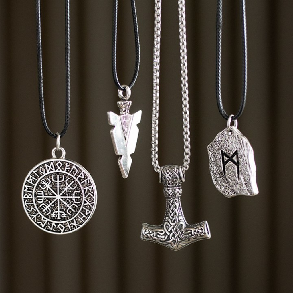 Rune of Transformation Viking Cord Necklace 🇬🇧