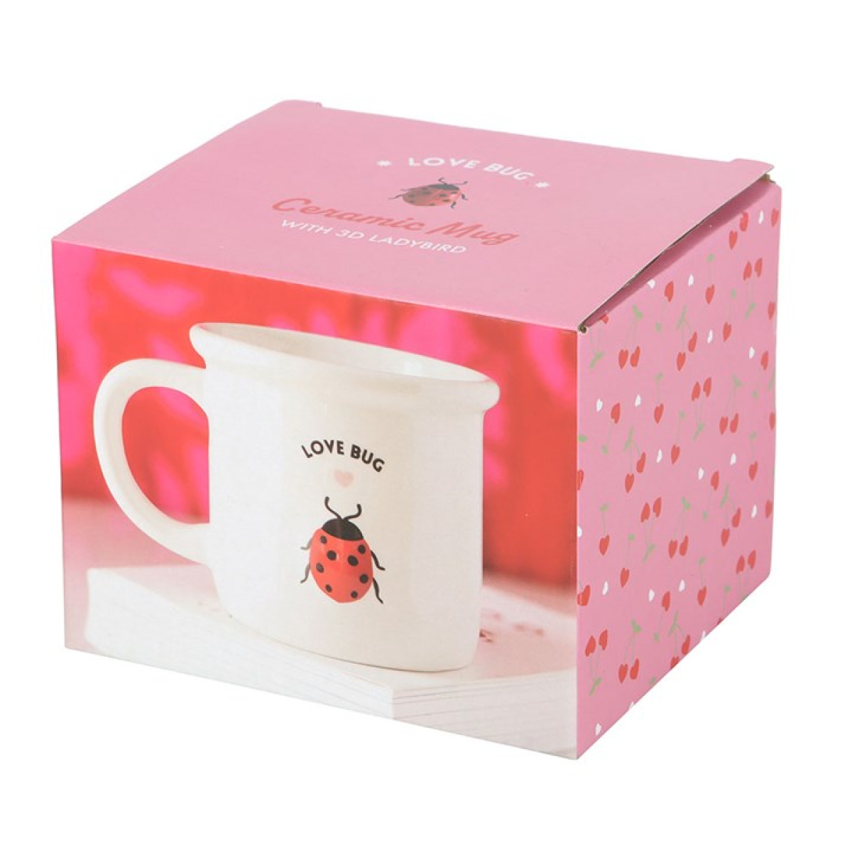 Love Bug Mug with 3D Ladybird 🇬🇧