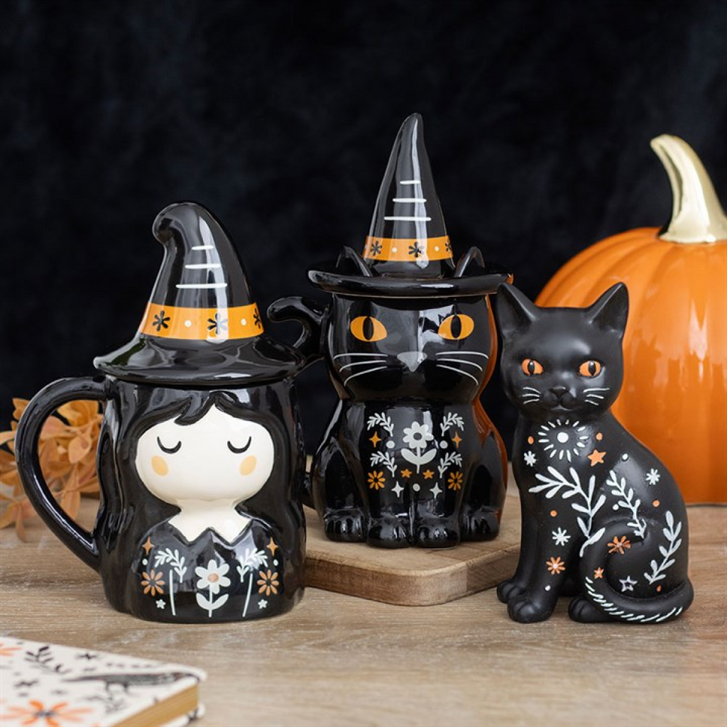 Frightful Folk Black Cat Ornament 🇬🇧