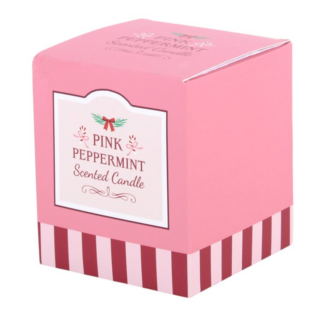 Pink Peppermint Scented Candle 🇬🇧