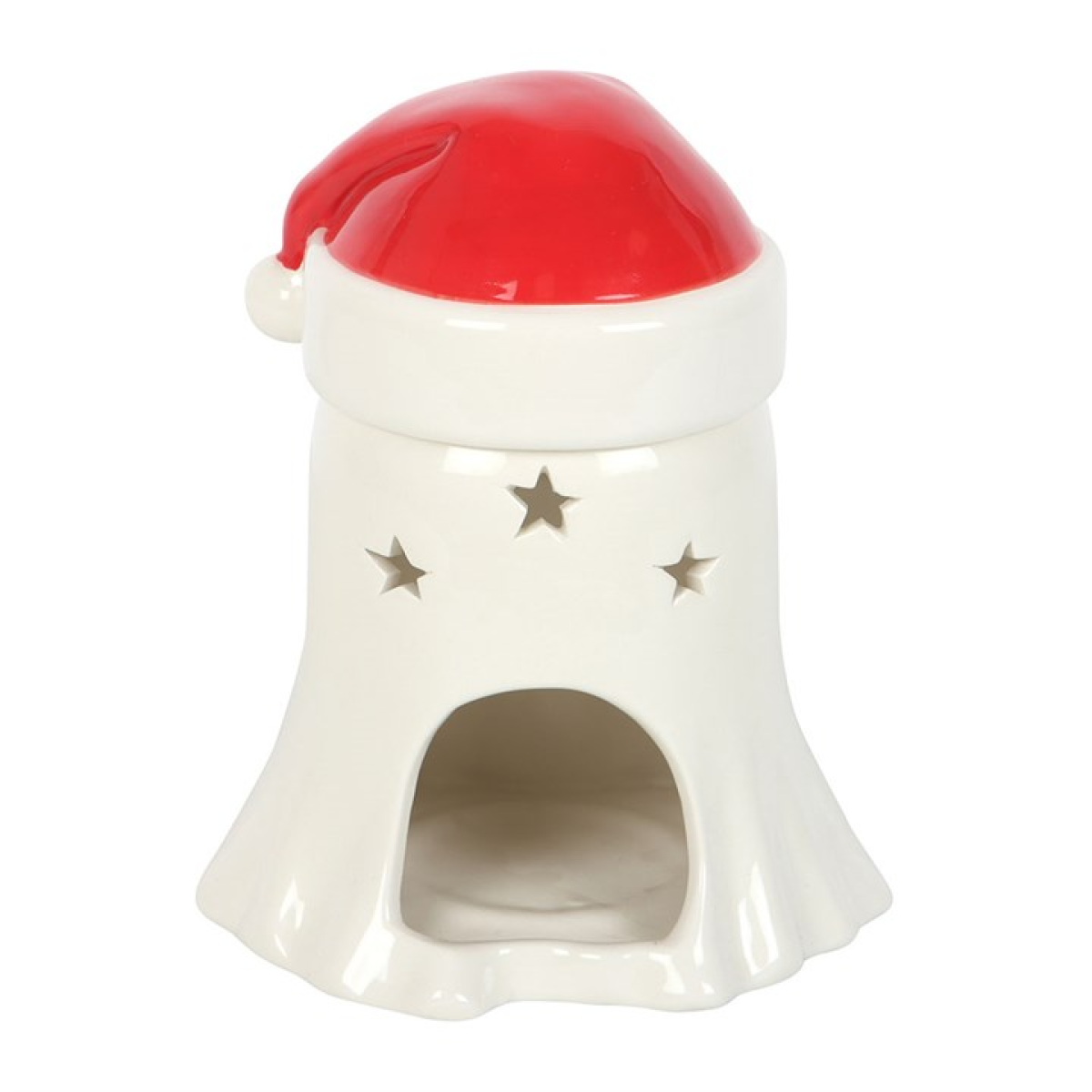 Ghost with Santa Hat Oil Burner and Wax Warmer 🇬🇧