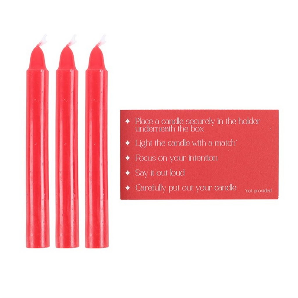 Set of 3 Love Spell Candles in a Box 🇬🇧