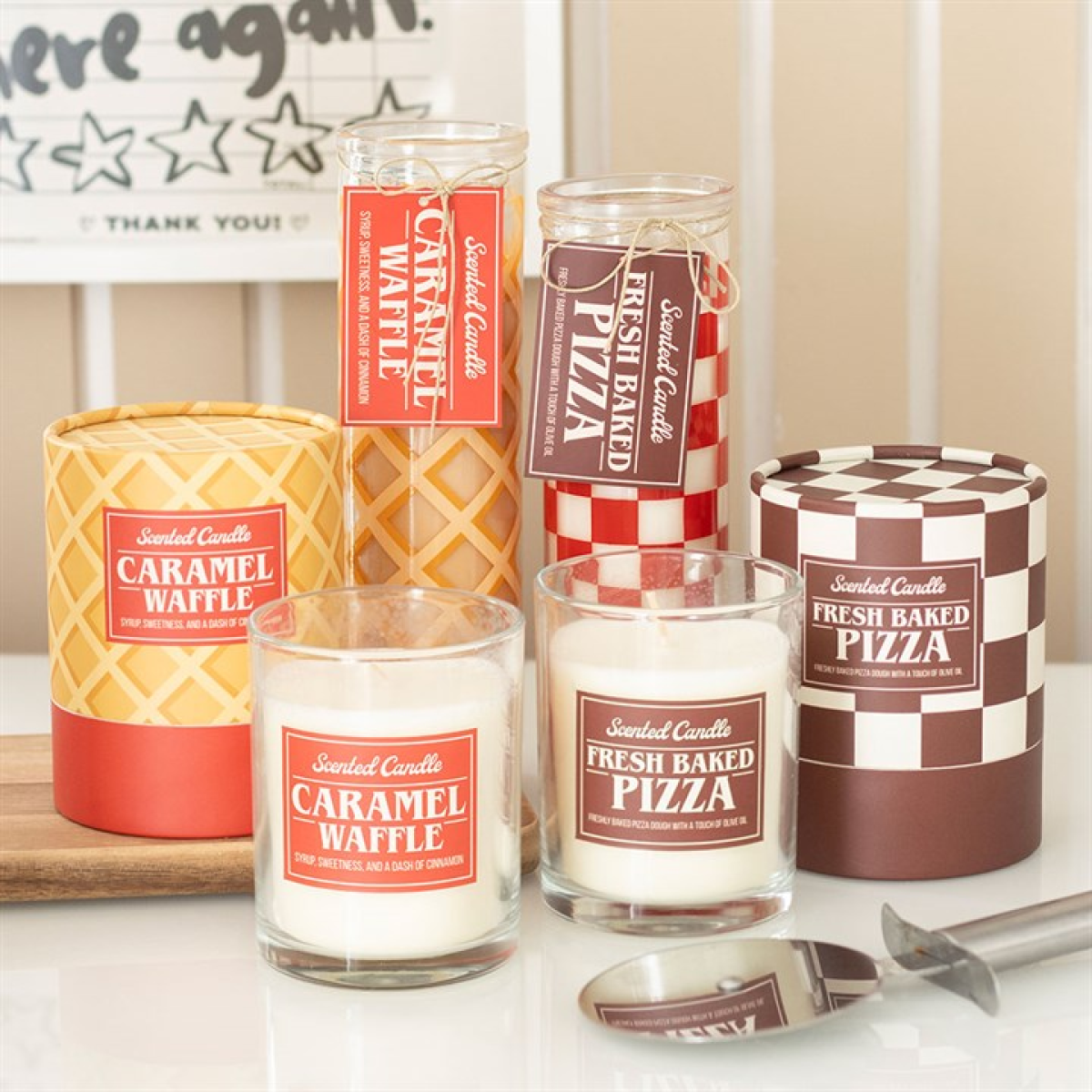 Fresh Baked Pizza Scented Tube Candle 🇬🇧