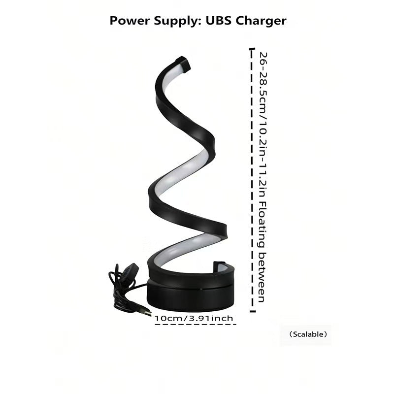 USB Powered Spiral Desk Lamp Simple And Adjustable LED Desk Lamp 🇨🇳