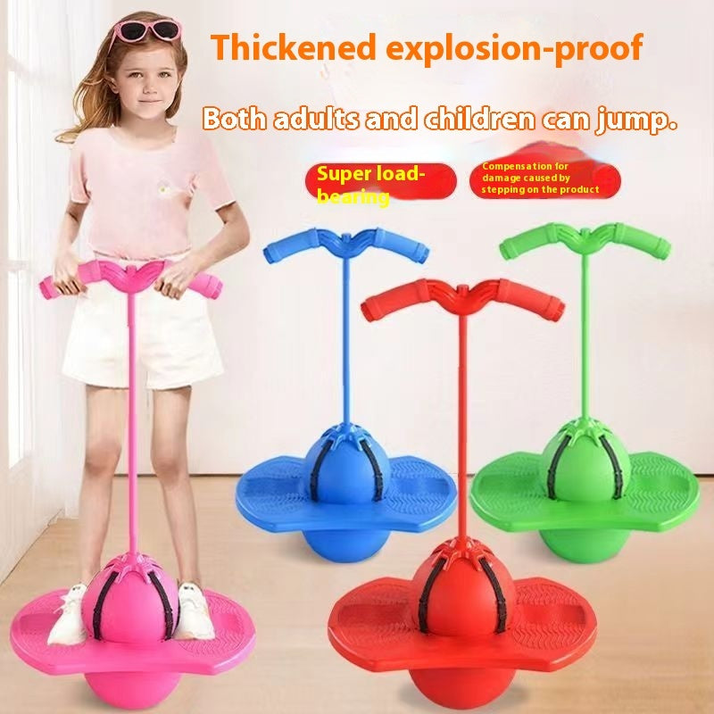 Jumping Ball Children's Bouncing Ball Adult Balance Fitness Elastic Ball Toys Kids Bouncing Ball 🇨🇳