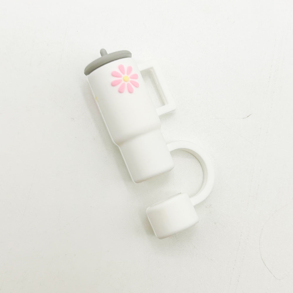Outdoor Cup Lid Straw Cap Silicone Anti-plug Accessories 🇨🇳