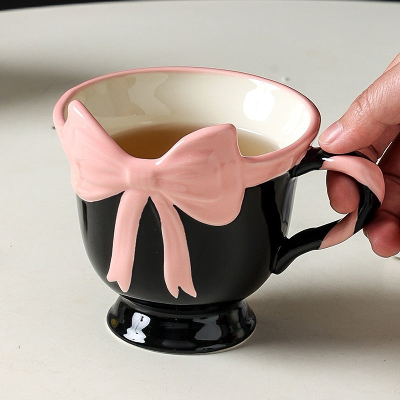 Original Design Girl Heart Bow Mug 🇨🇳