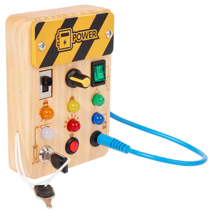 Children's Wooden LED Busy Board Creative Toys 🇨🇳