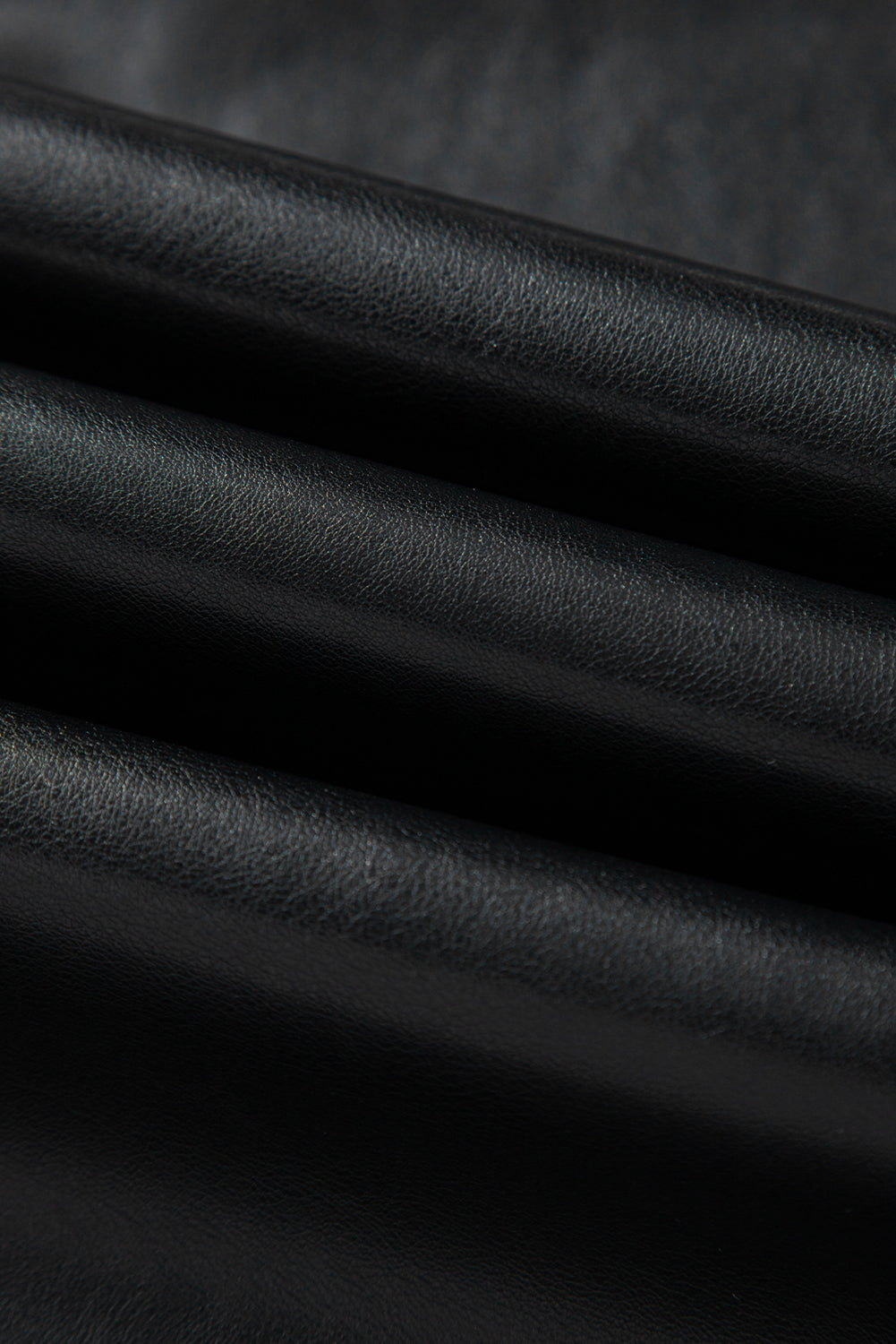 Black Faux Leather Side Slit Maxi Skirt 🇺🇸