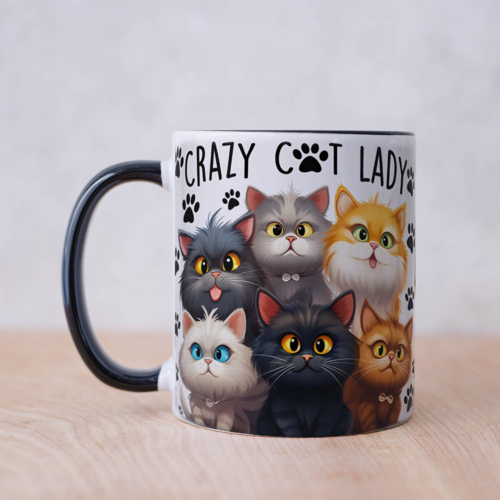 Cat Lover Birthday Gift Coffee Mug 🇨🇳