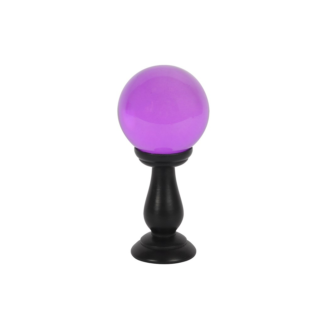 Small Purple Crystal Ball on Stand 🇬🇧