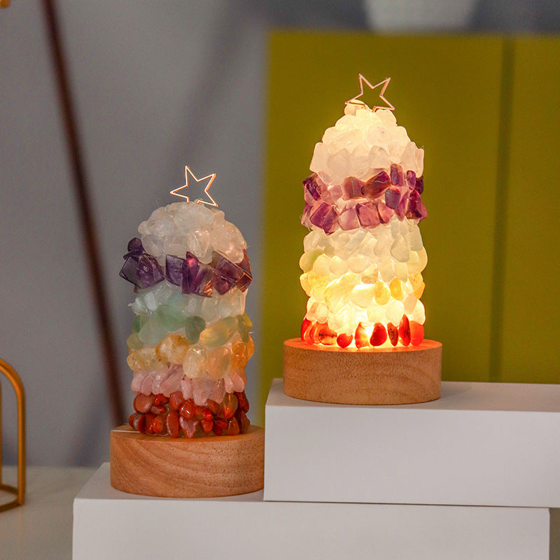 Natural Crystal Gravel Small Night Lamp 🇨🇳