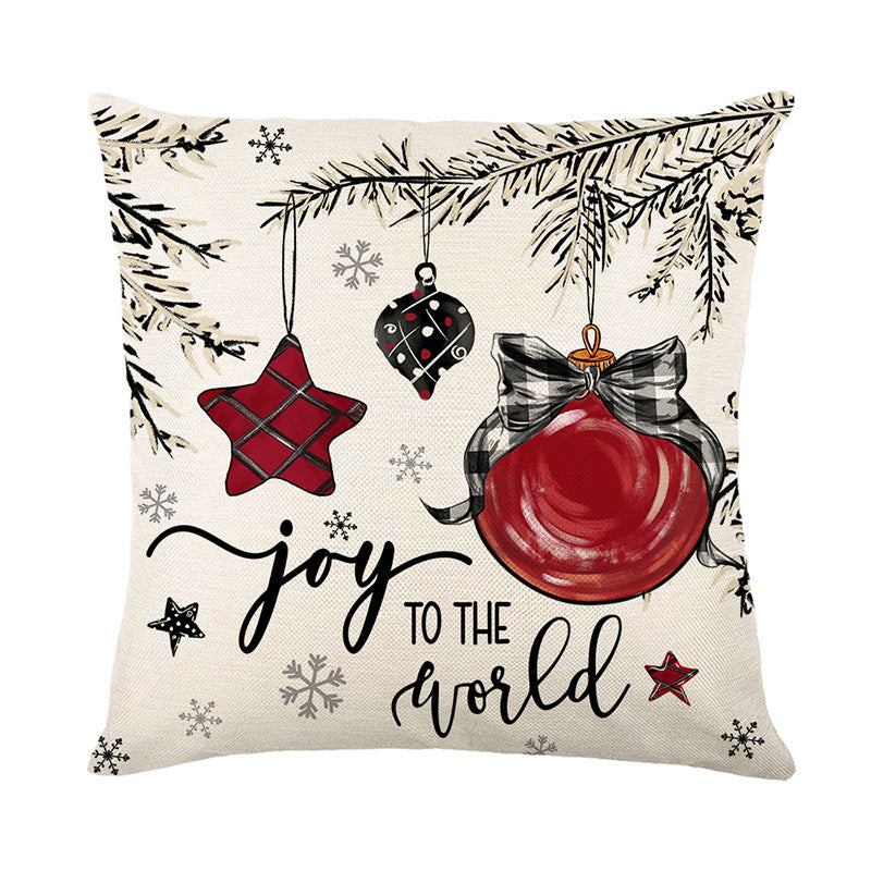 Christmas Cushion Cover Pillowcase Merry Christmas Decor For Home 🇬🇧