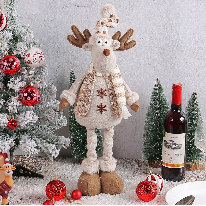 Christmas Snowman Retractable Doll Show Window Scene Decorations 🇨🇳