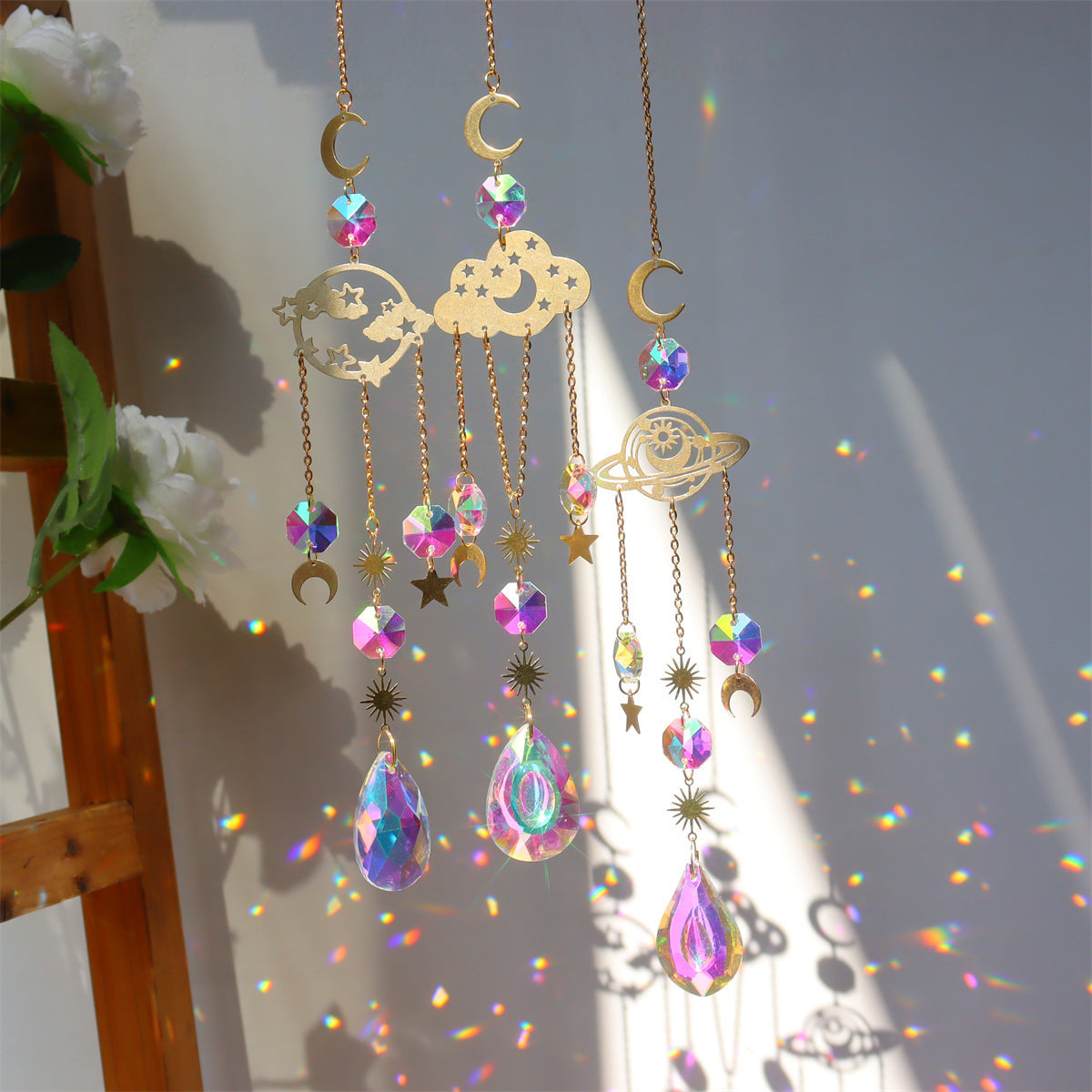 Moon Star Garden Crystal Garden Party Decoration Pendant 🇨🇳