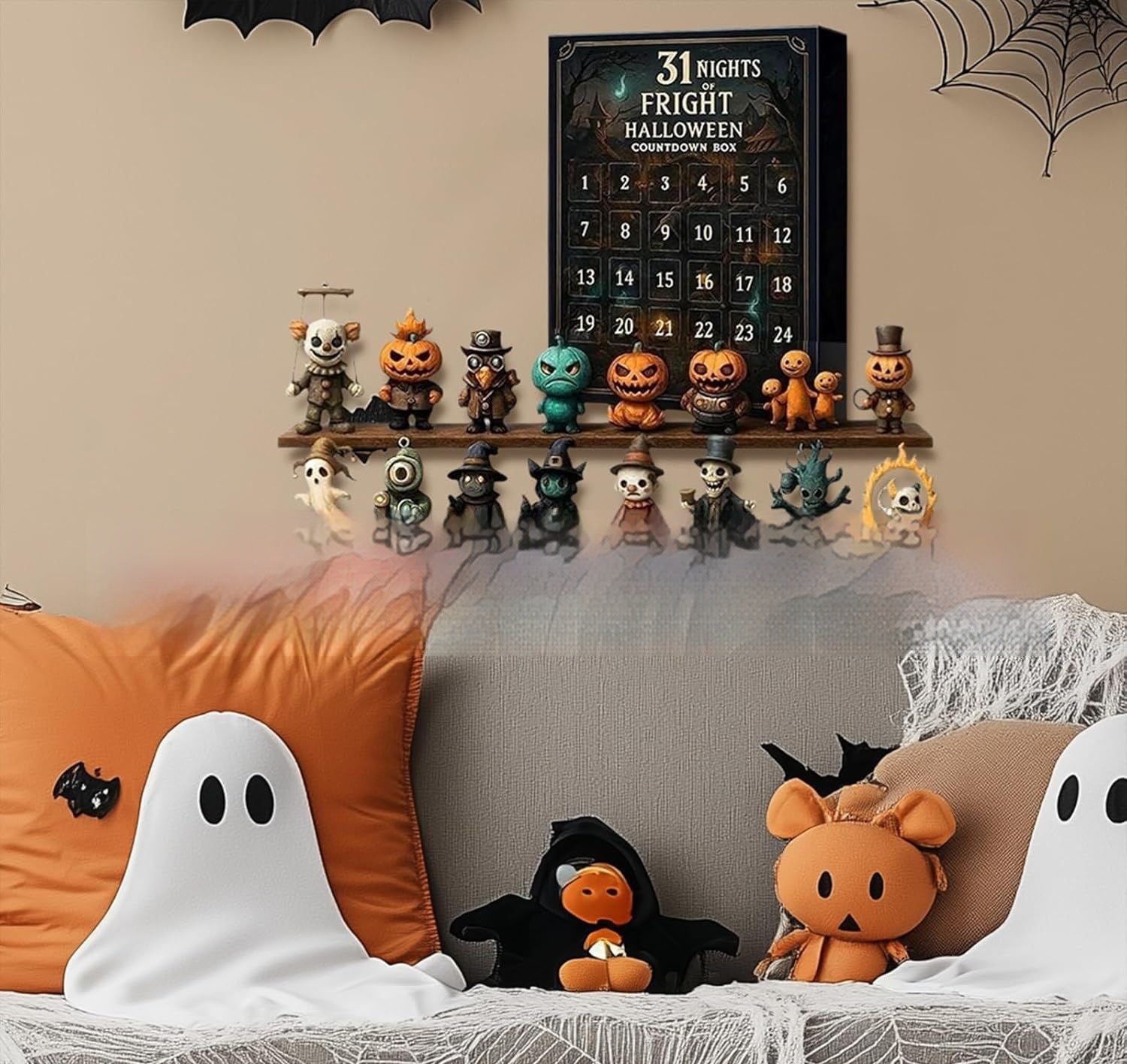 31 Night Scare Halloween Countdown Box With Doll Advent Countdown Blind Box 🇨🇳