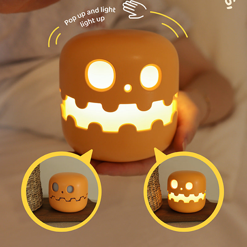 Pumpkin Lamp Bedside Halloween Funny Decoration Ambience Light 🇨🇳