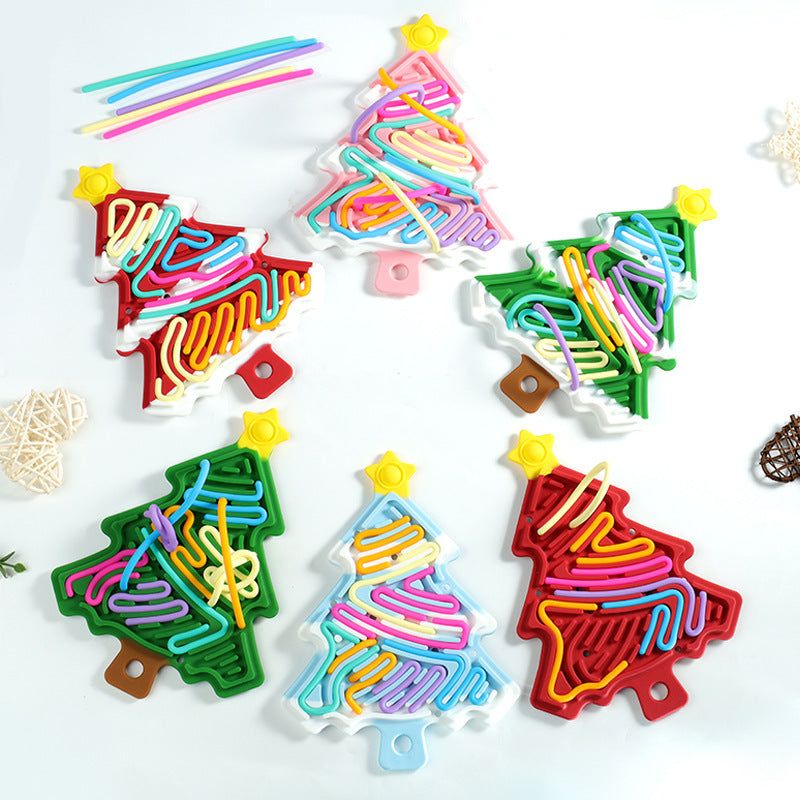 Christmas Tree Decompression Plate Space Sensory Children's Educational Toys 🇨🇳