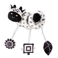 Aipinqi New Early Education Bed Winding Toys Baby Black And White Animal Vision 🇨🇳