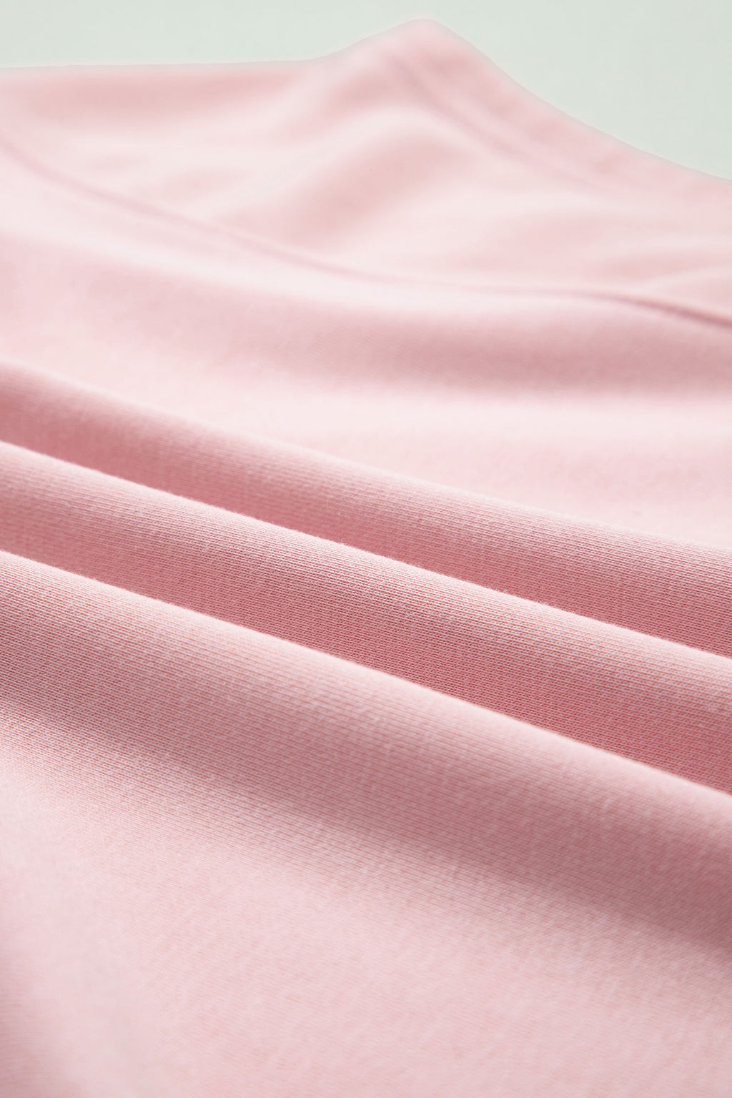 Light Pink Solid Color Loose Tee Drawstring Wide Leg Pants 2pcs Outfit 🇺🇸