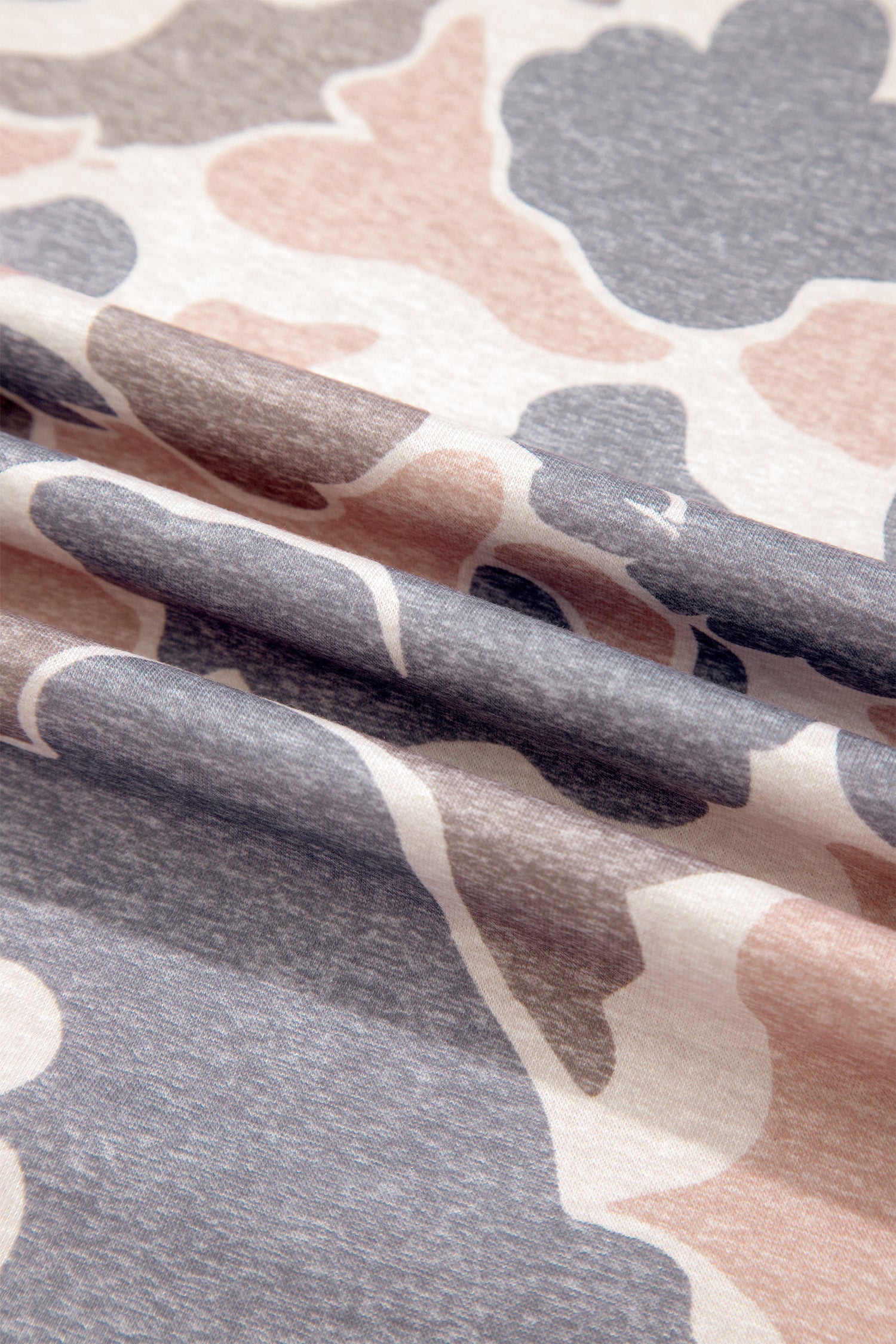 Multicolour Camouflage Print Long Sleeve Top Loose 2pcs Pants Set 🇺🇸