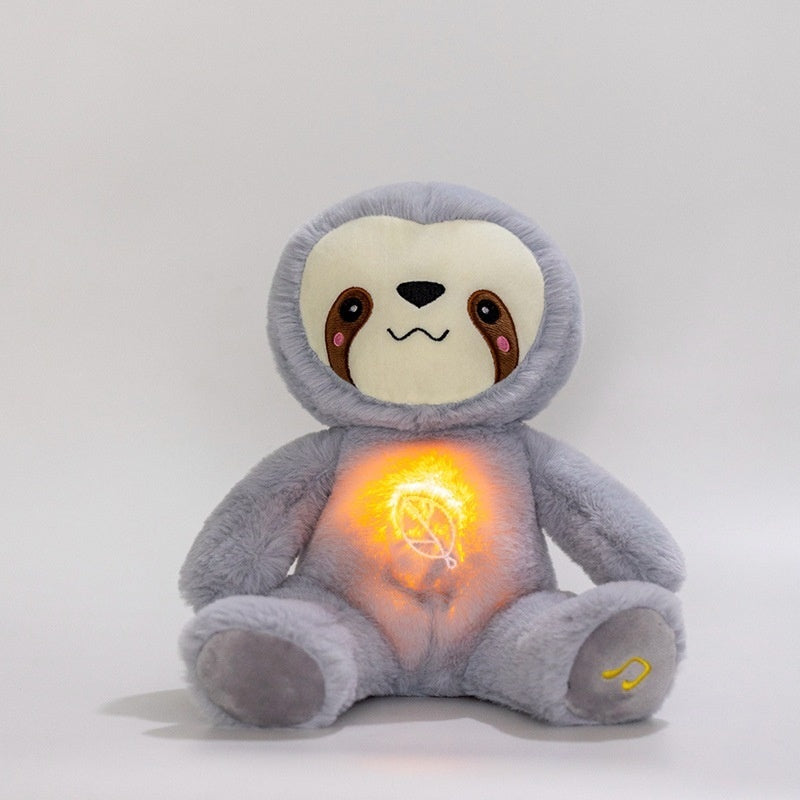 Cute Artificial Breathing Sloth Doll Plush Toys Doll Luminous Koala 🇨🇳