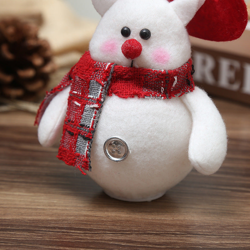 Christmas Decorations LED Santa Claus Snowman Deer Creative New Luminous Xmas Tree Pendant Gnome Gifts Decoration 🇬🇧