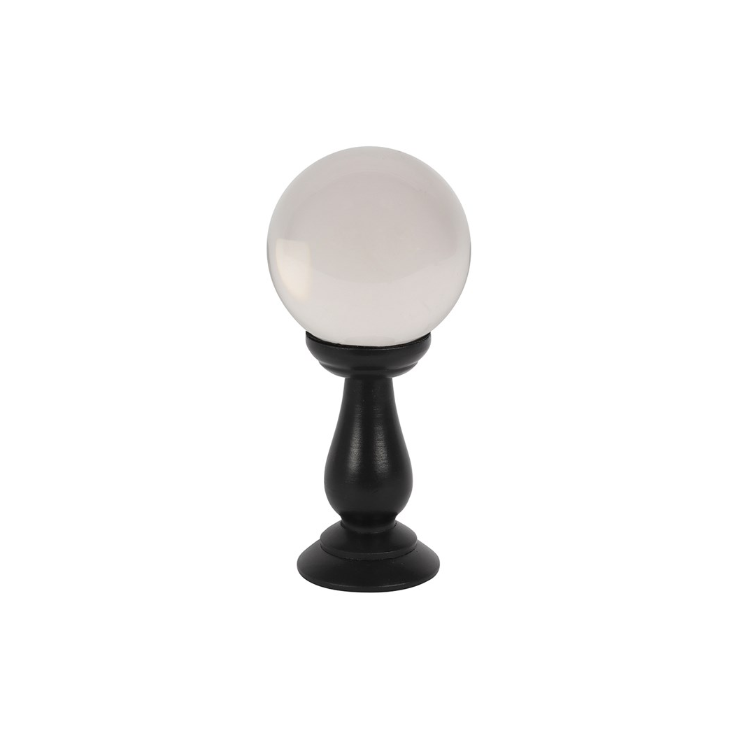 Small Clear Crystal Ball on Stand 🇬🇧