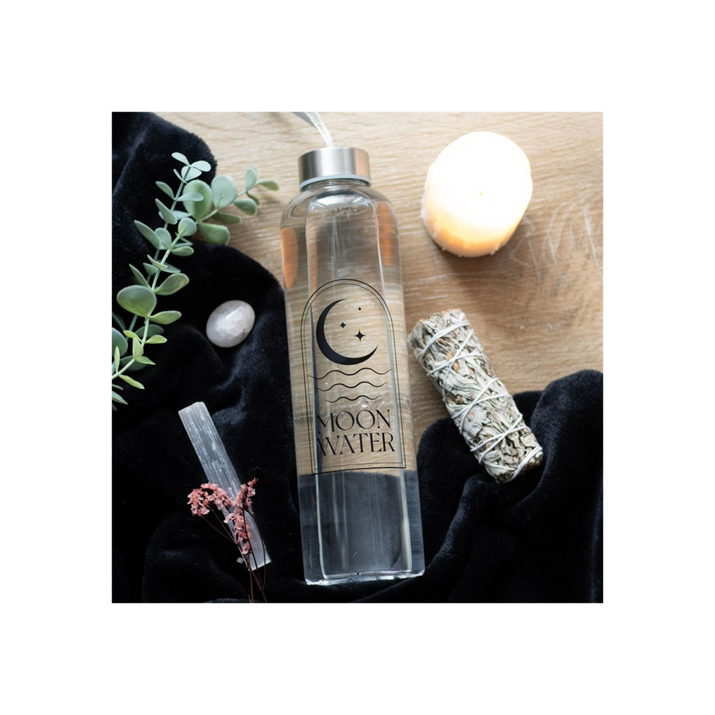 Moon Water Glass Water Bottle 🇬🇧